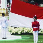 Prosesi Pengibaran Bendera Merah Putih di Upacara HUT RI Ke-81 Berlangsung Khidmat