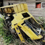 Truk Ringsek Dihantam Kereta Api di Tanjungbalai